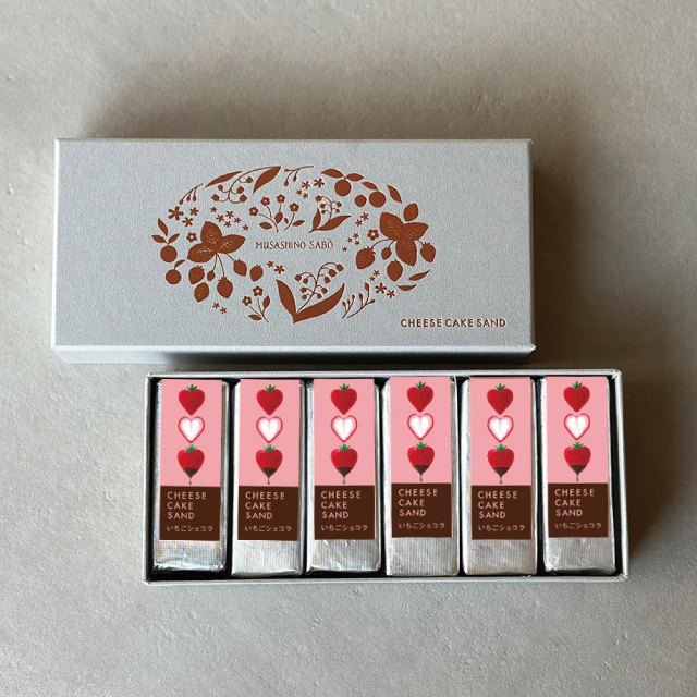 チーズケーキサンド　いちごショコラの画像